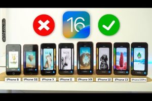 ¿Qué iPhone no recibe iOS 16?