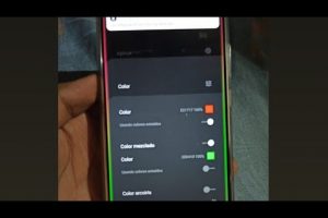¿Cómo cambiar el color de la luz de notificacion Xiaomi?