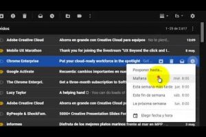¿Qué significa la flechita en Gmail?