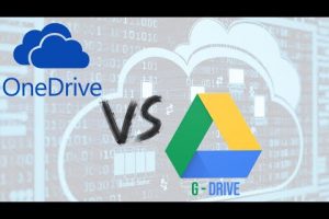 ¿Cuál es la diferencia entre One Drive y Google Drive?