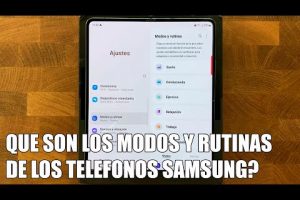 ¿Cómo crear modos en Samsung?