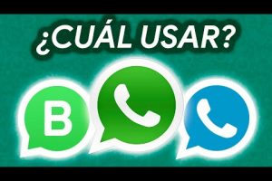 ¿Cuántos tipos de WhatsApp?