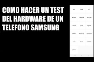 ¿Qué es Samsung test?